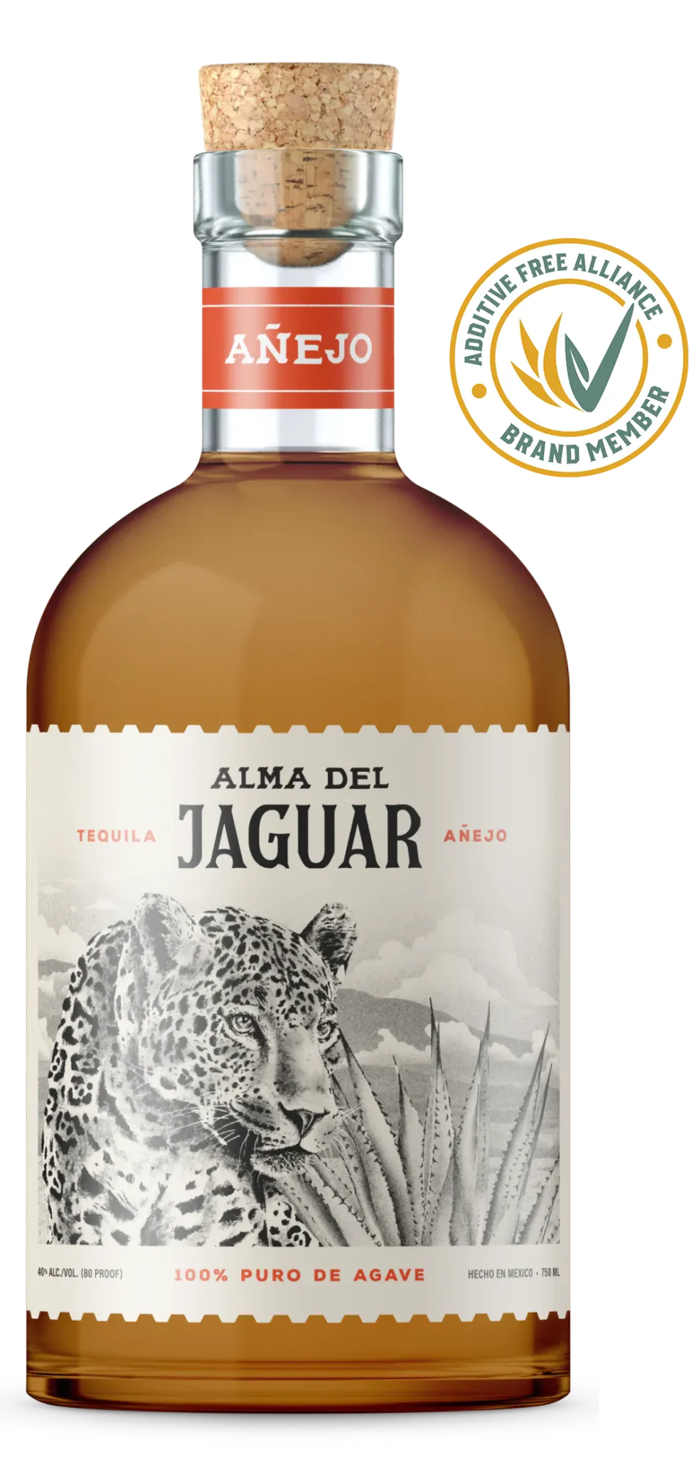 Alma Del Jaguar Anejo Tequila (750mL)