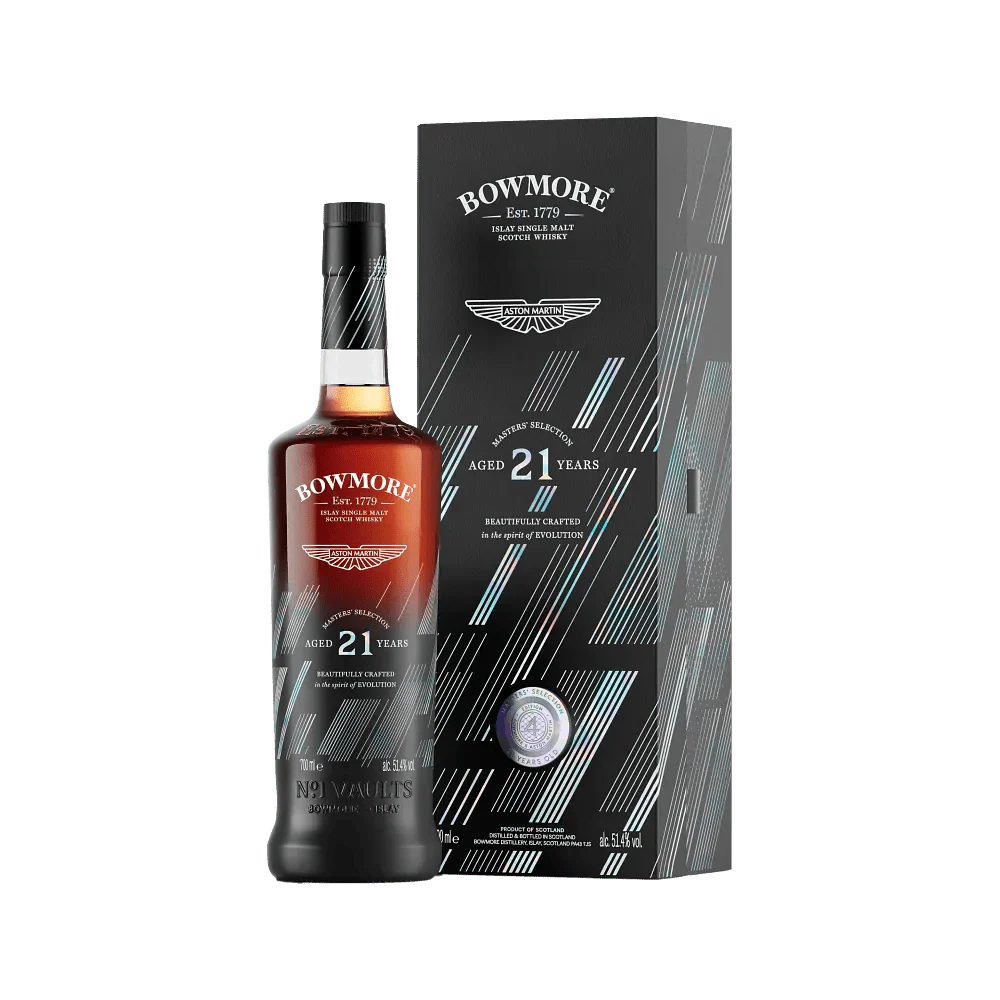 Bowmore Aston Martin 21 Year Single Malt Scotch Whiskey (750mL)