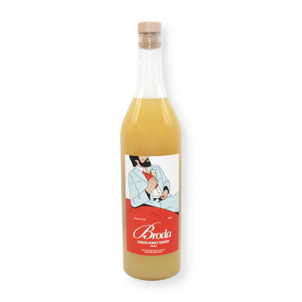 Broda Lemon Honey Ginger Vodka (750 ml)