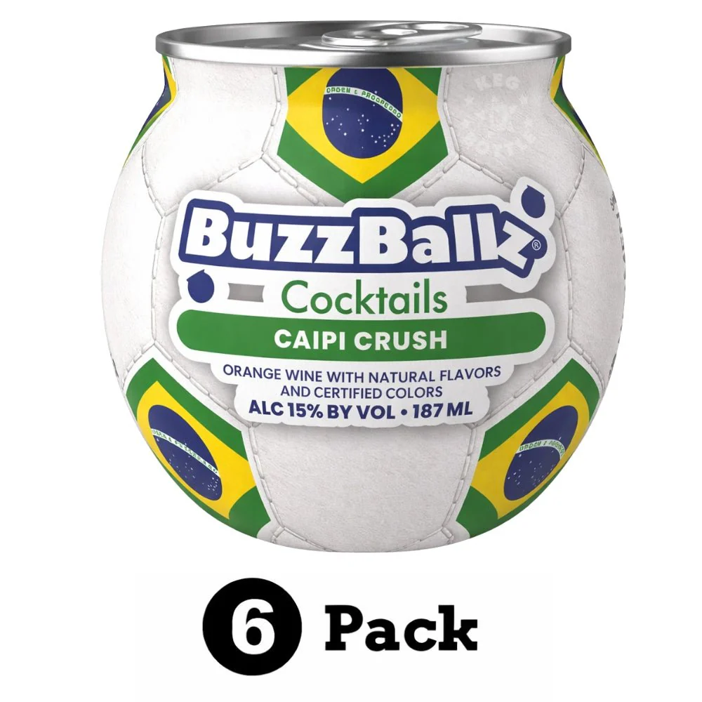 BuzzBallz Caipi Crush Caipirinha Cocktail - 6 Pack (6x187mL) - Image 2