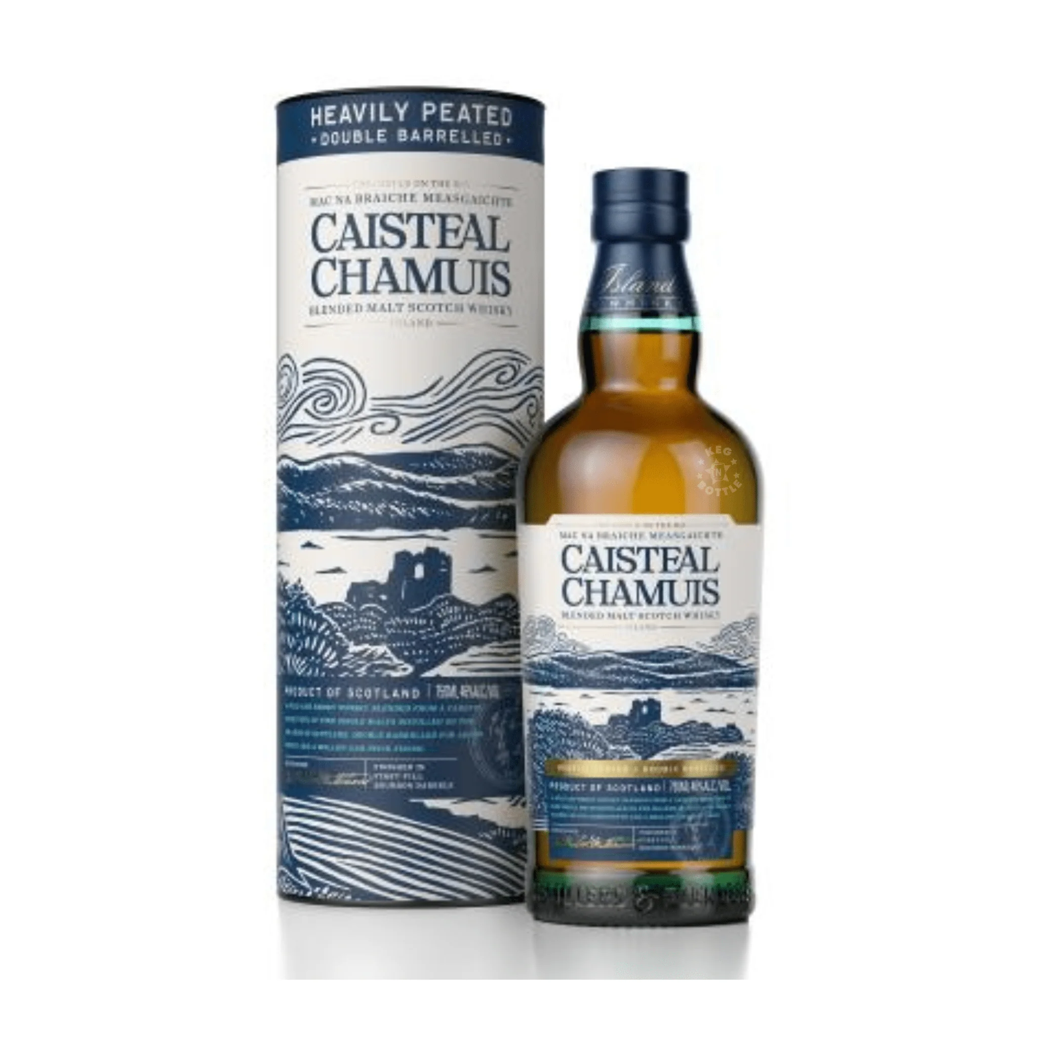 Caisteal Chamuis Heavily Peated Double Barreled Scotch (750 ml)