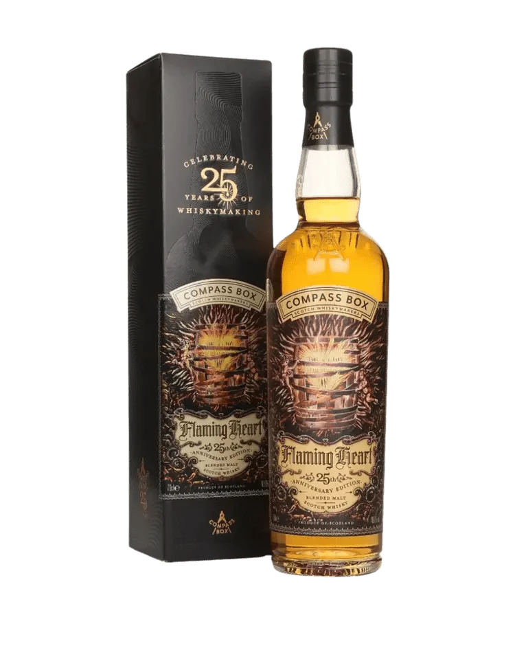 Compass Box Flaming Heart 25th Anniversary Blended Malt Whisky (750 ml)