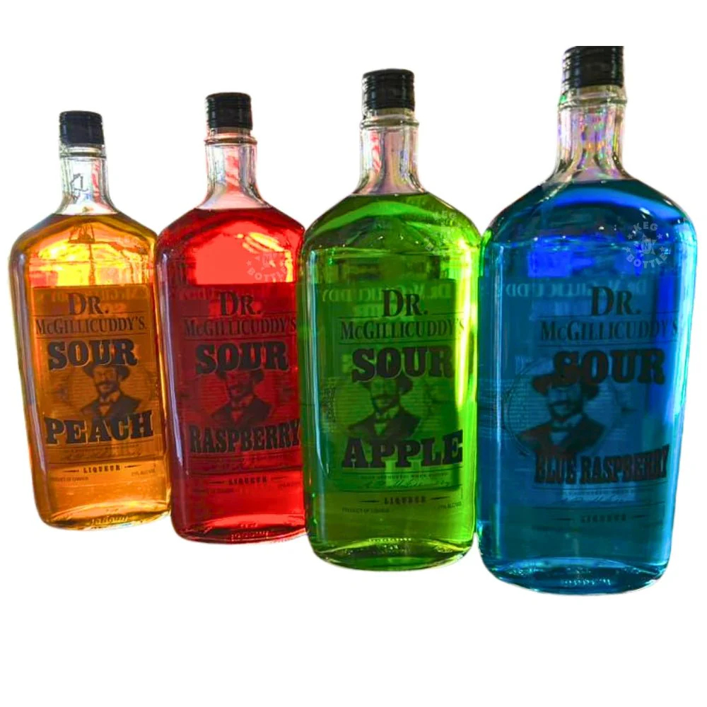 Dr. McGillicuddy’s Sour Flavors Variety Pack (4 x 750 ml)