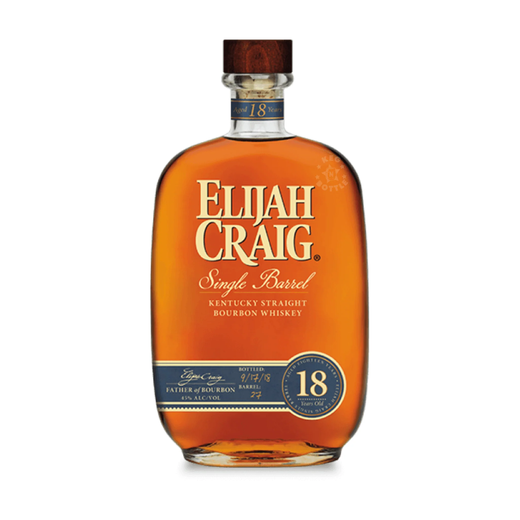 Elijah Craig 18 Years Single Barrel Kentucky Straight Bourbon (750 ml)