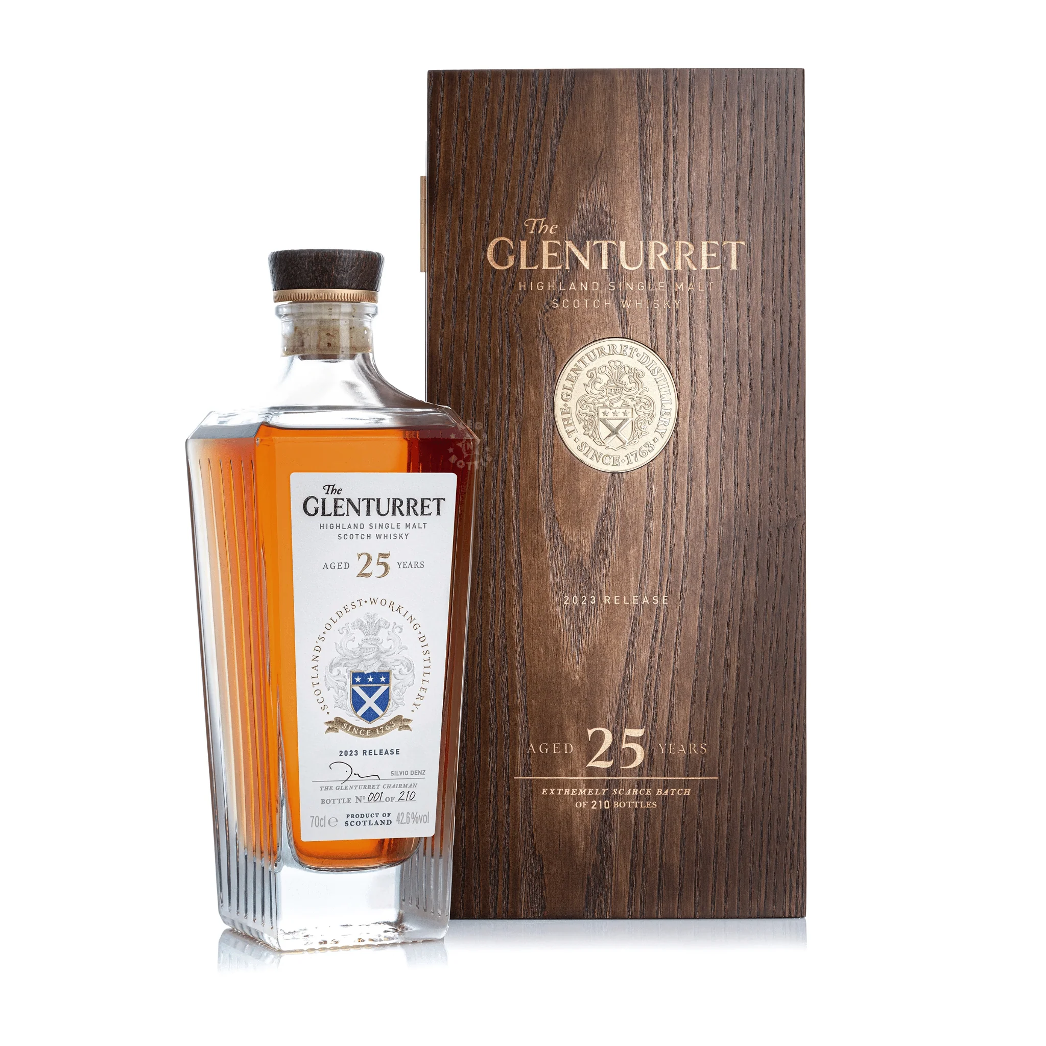 Glenturret 25 Year Highland Single Malt Scotch Whiskey (750 ml)