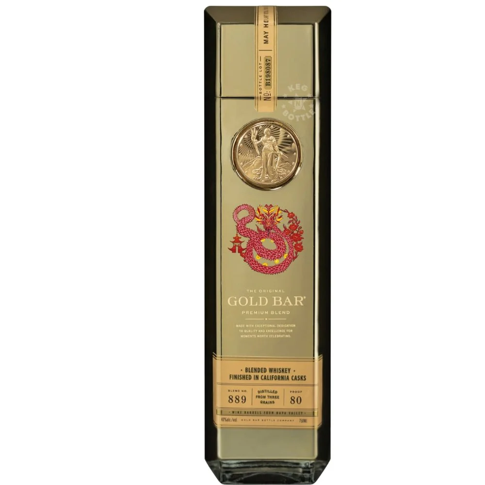 Gold Bar Lunar New Year Snake Blended American Whiskey (750 ml)