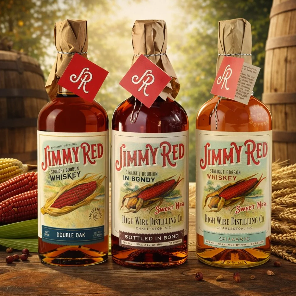 High Wire Jimmy Red - Bottled in Bond, Straight Bourbon & Double Oaked Bundle (3 x 750ml) - Image 2