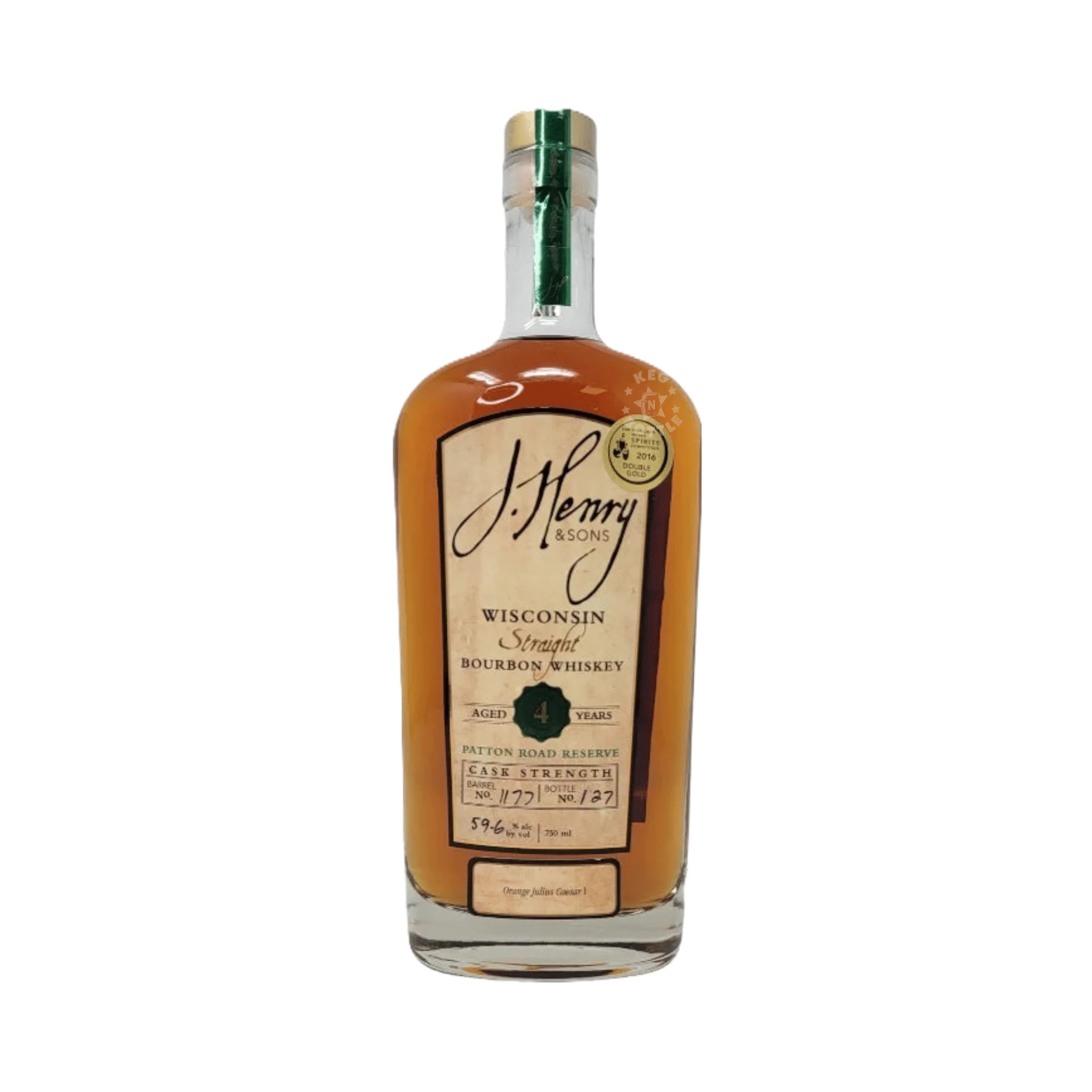 J. Henry and Sons Patton Road 5 Year Reserve Wisconsin Bourbon (750 mL)