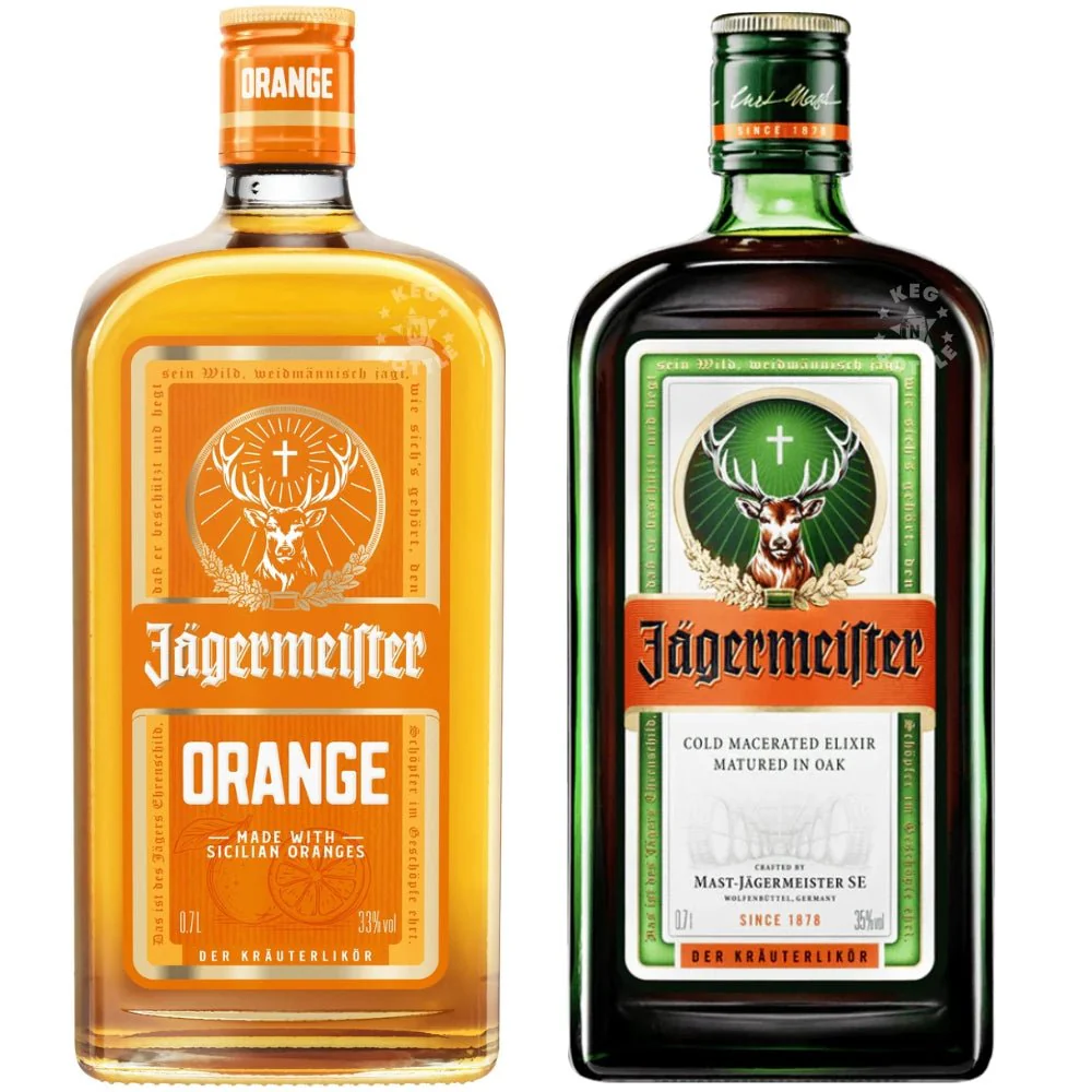 Jägermeister Original & Orange Combo Pack (2x750ml)