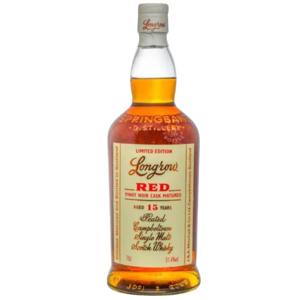 Longrow Red 15 Year Pinot Noir Cask Matured Limited Edition Scotch (750mL)