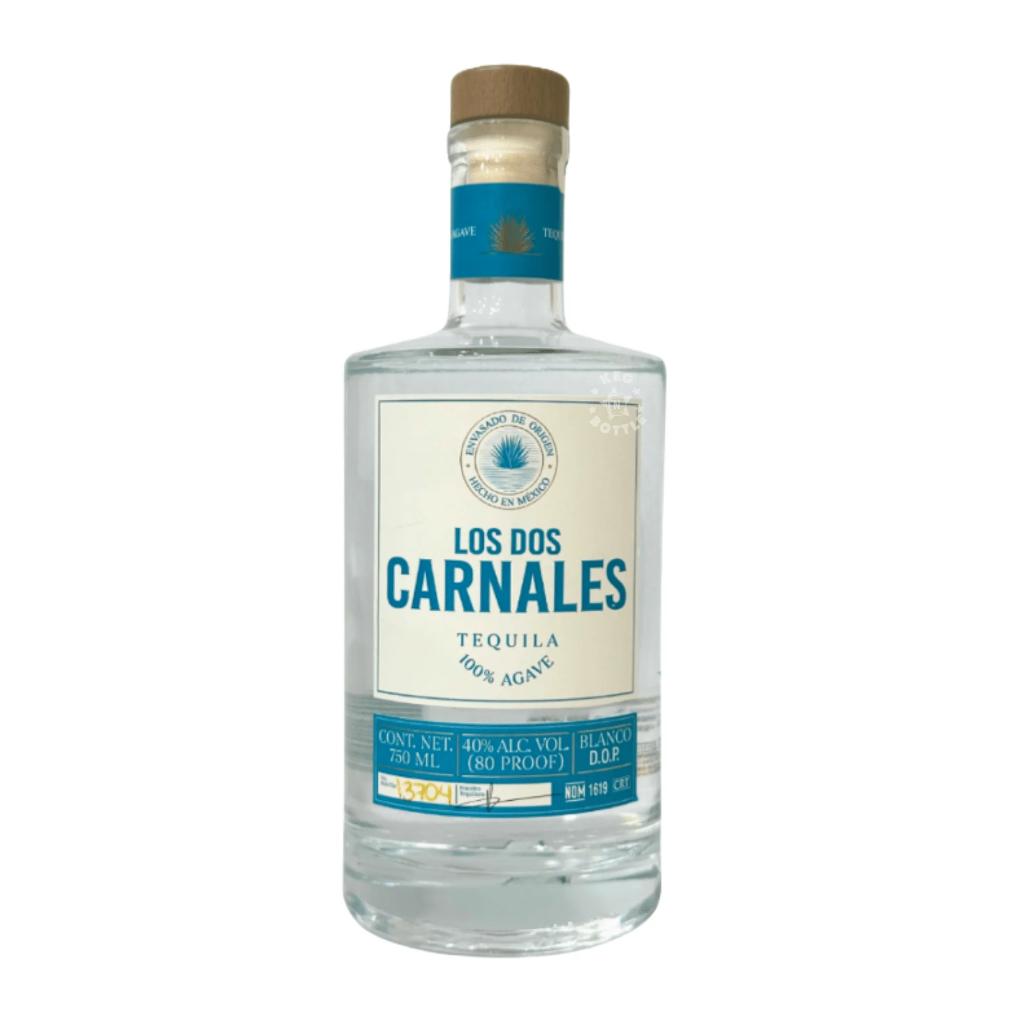 Los Dos Carnales Blanco Tequila (750 ml)