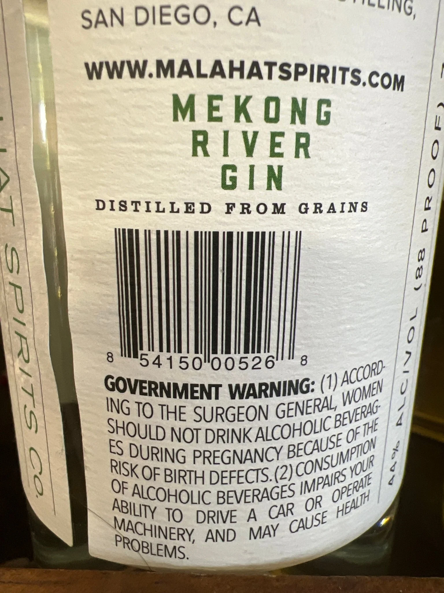 Malahat Spirits Co. Mekong River Gin  (750 mL) - Image 2
