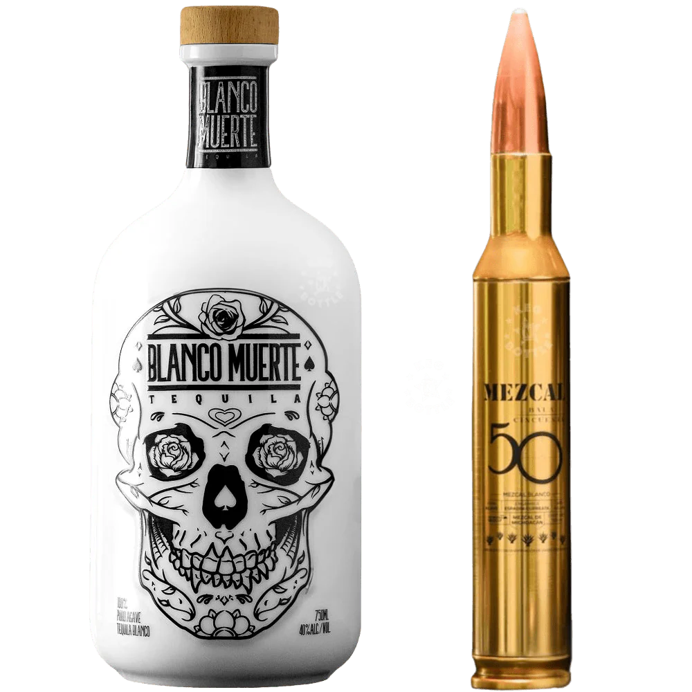 Mezcal Shot Bala Mezcal & Blanco Muerte Bundle 750ml