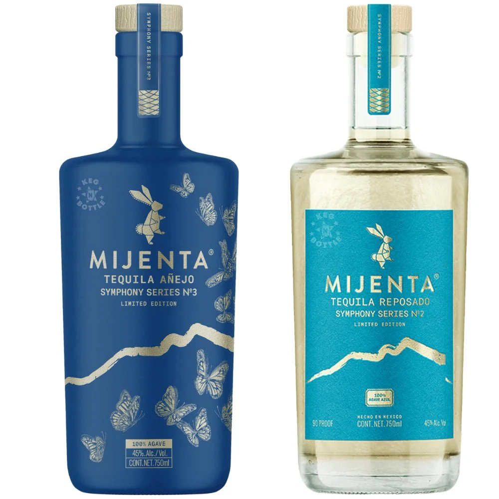 Mijenta Symphony Series No.2 Reposado & No.3 Añejo Tequila Duo Bundle (2x750 mL)