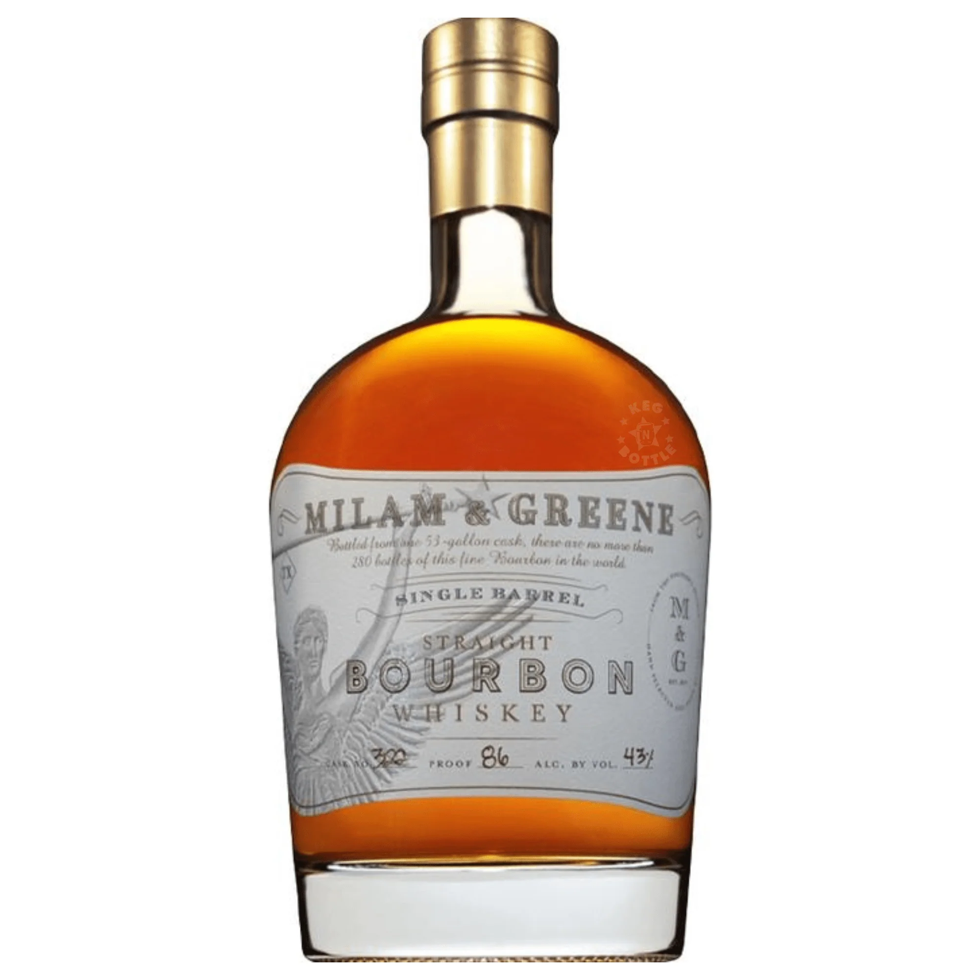 Milam & Greene Single Barrel Bourbon Whiskey (750 ml)