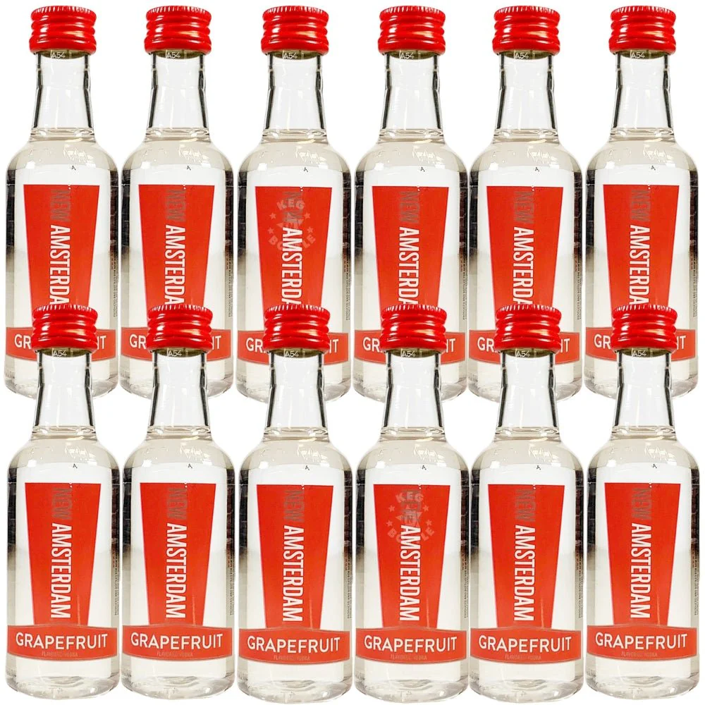 New Amsterdam Grapefruit Vodka - 12 Pack (12x50ML)