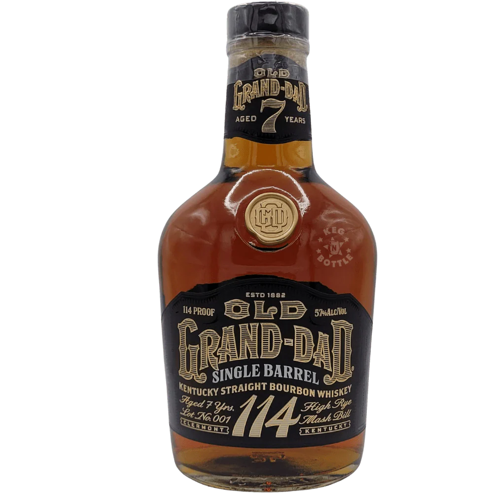 Old Grand-Dad 114 Proof 7 Year Single Barrel Bourbon Whiskey (750 ml)