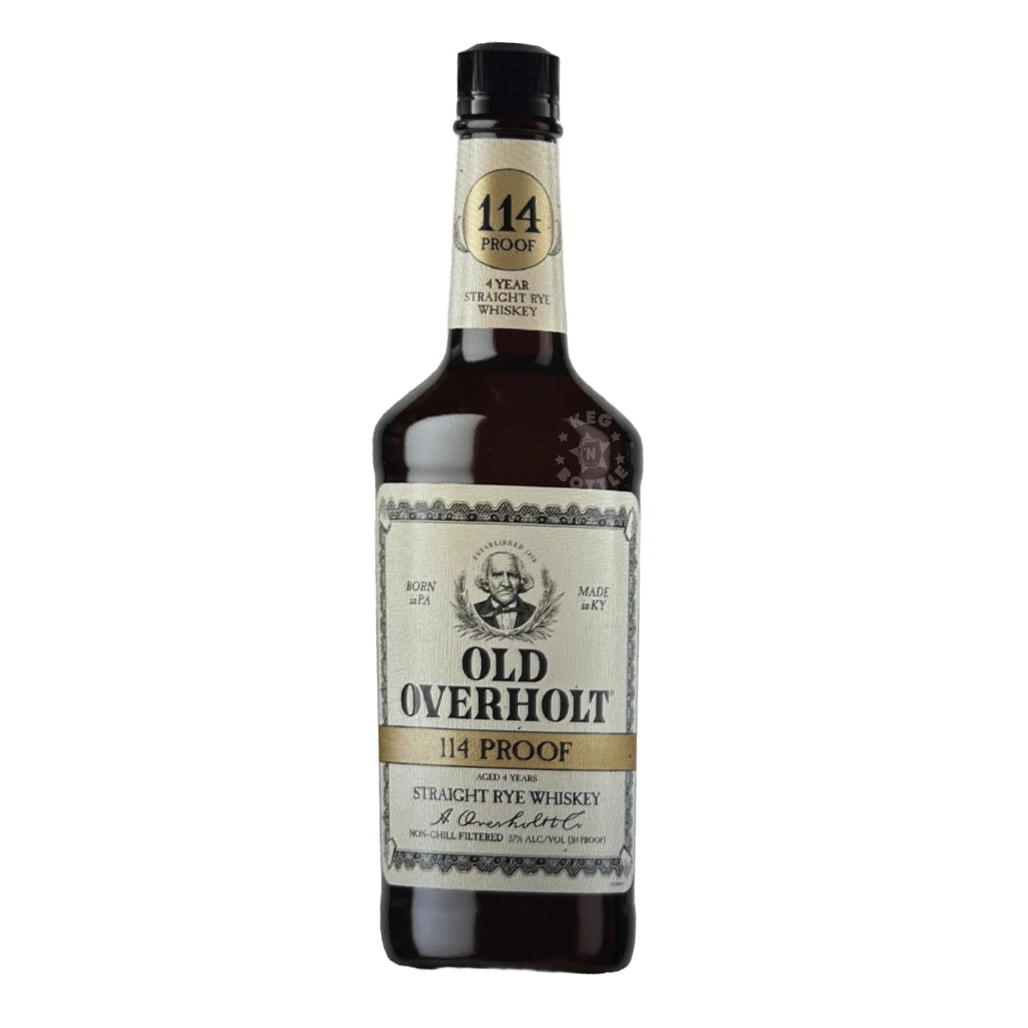 Old Overholt 4 Year Straight Rye Whiskey 114 Proof (750 ml)