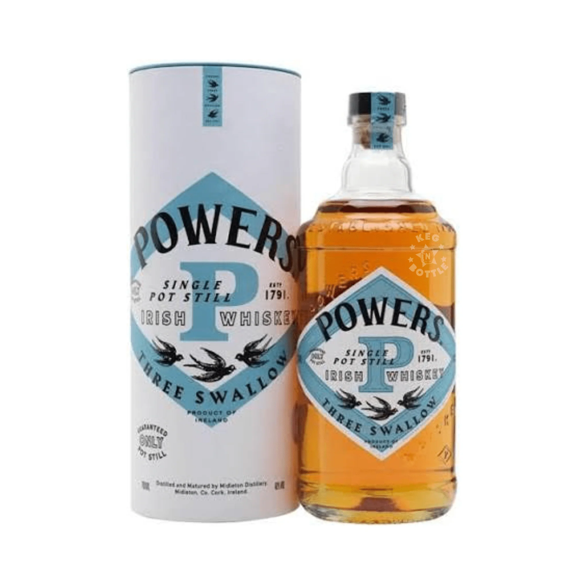 Powers Three Swallow Single Pot Still Irish Whiskey (750 ml)