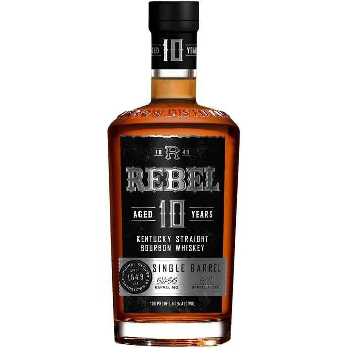 Rebel 10 Year Single Barrel Kentucky Straight Bourbon Whiskey 750ML