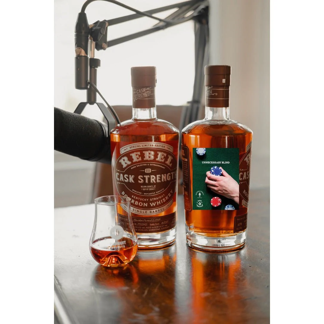 Rebel Single Barrel Bourbon (Barrel # 7755943 - "Unnecessary Blind") - Bourbon Pursuit & Keg N Bottle Private Barrel Pick 750 ml - Image 2