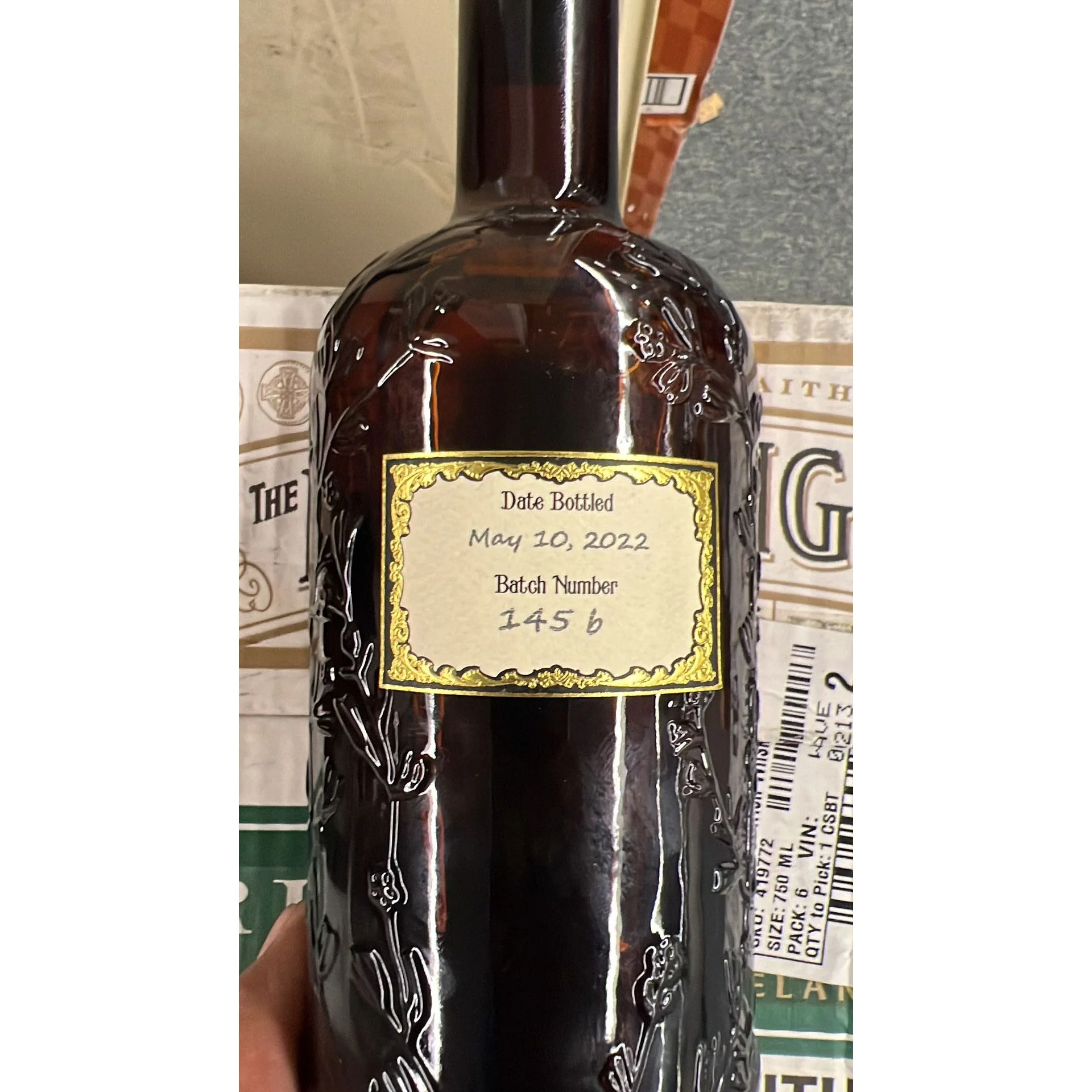 Smoke Wagon Uncut Unfiltered Batch 145 b (750 ml)