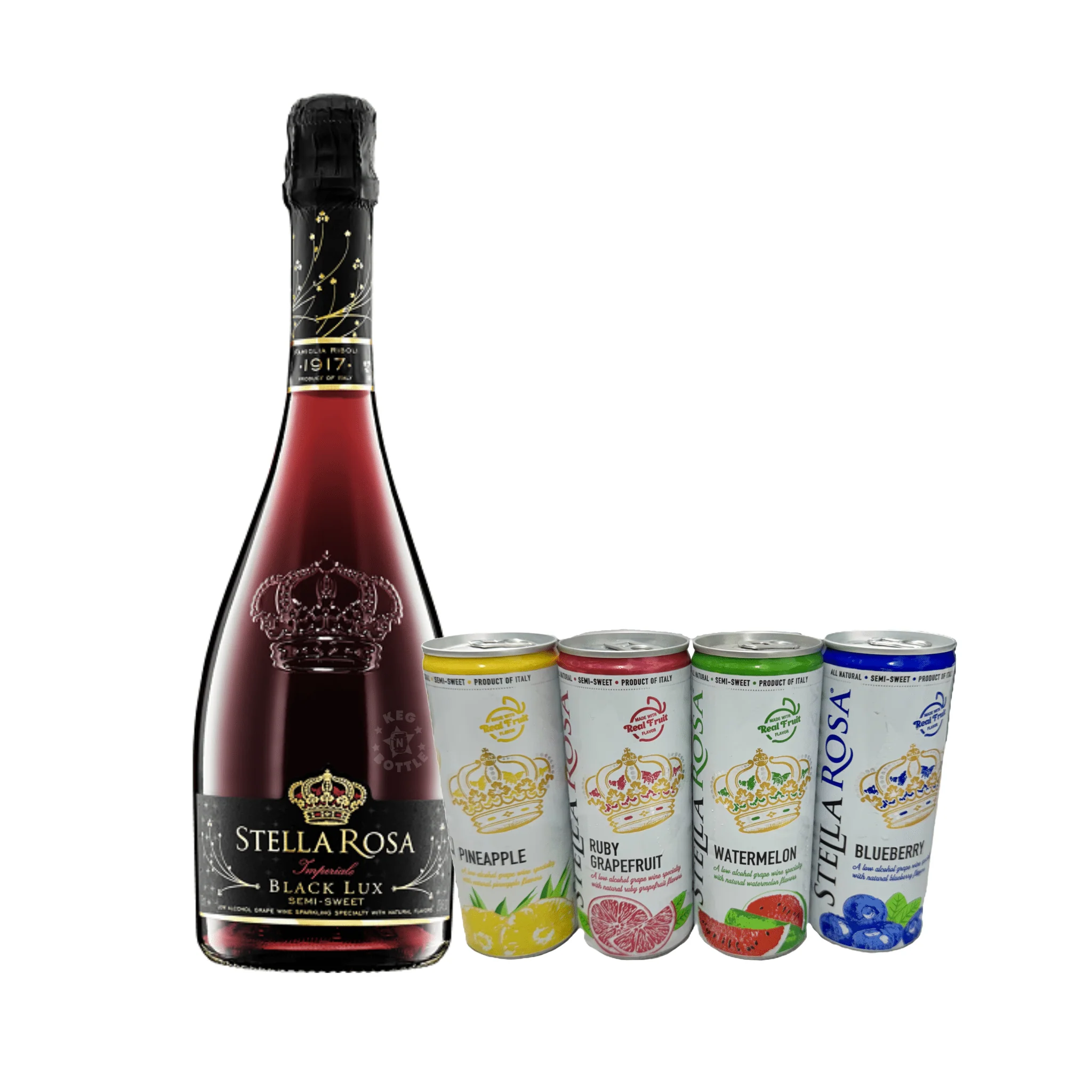 Stella Rosa Imperiale Black Lux & 4 Pack Stella Rosa Tropical Splash Combo Pack