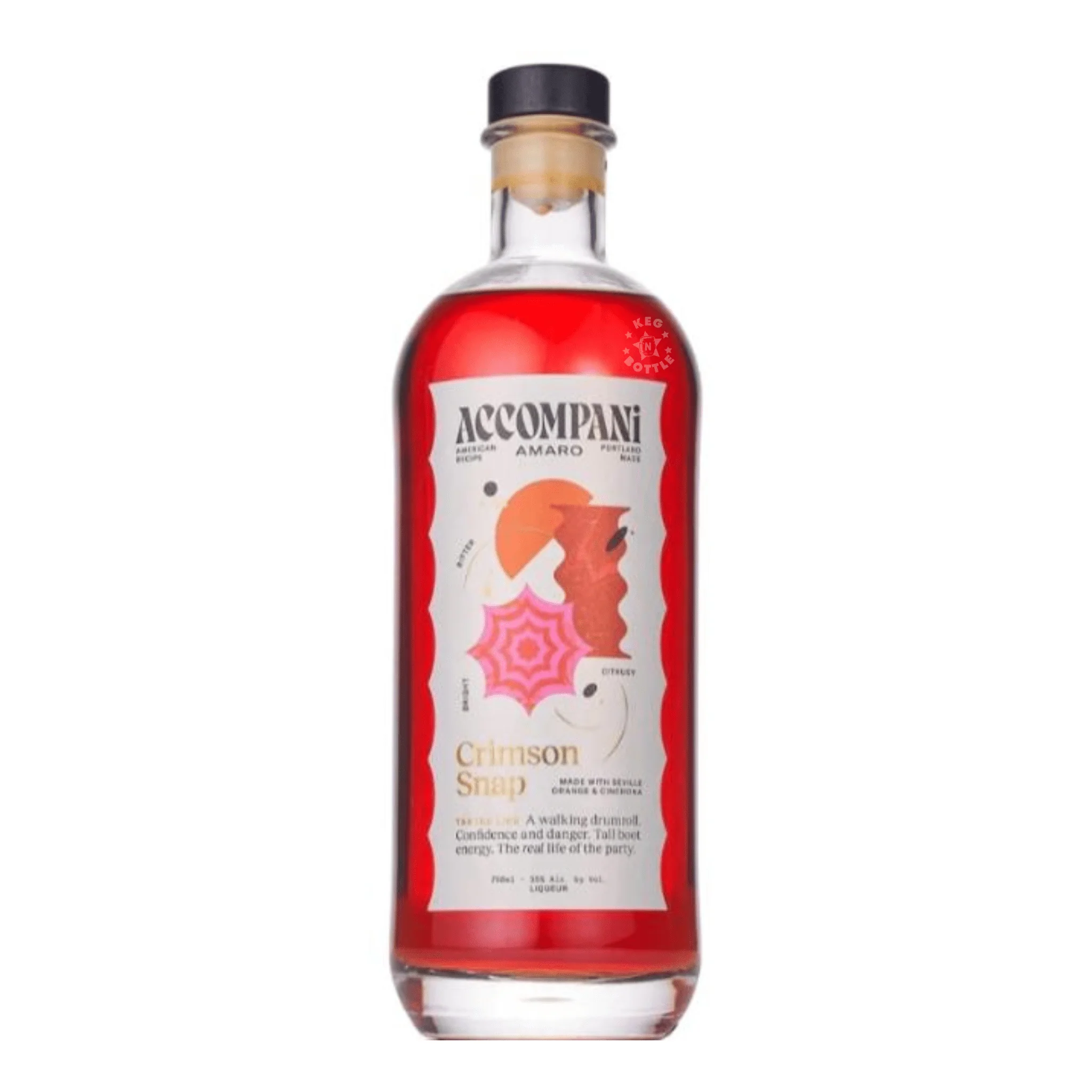 Straightaway Accompani Amaro Crimson Snap (750 ml)