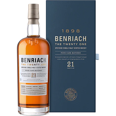 The BenRiach 21 Year Single Malt Scotch Whiskey (700 ml)
