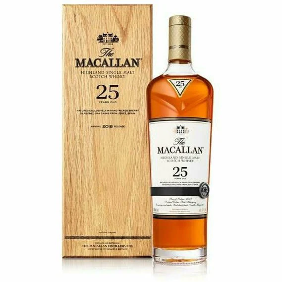 The Macallan 25 Year Highland Single Malt Whiskey (750 mL)