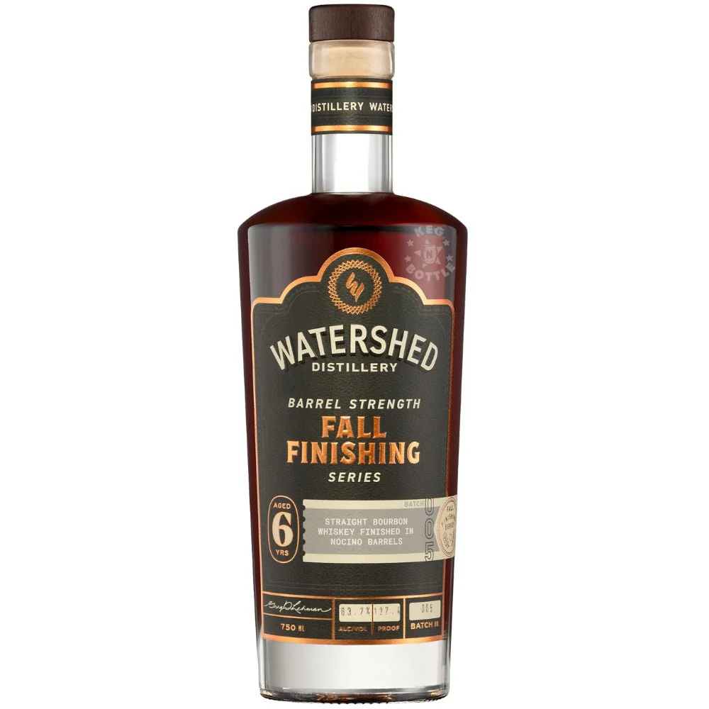 Watershed Distillery Barrel Strength Bourbon Finished in Nocino Barrels (750mL)