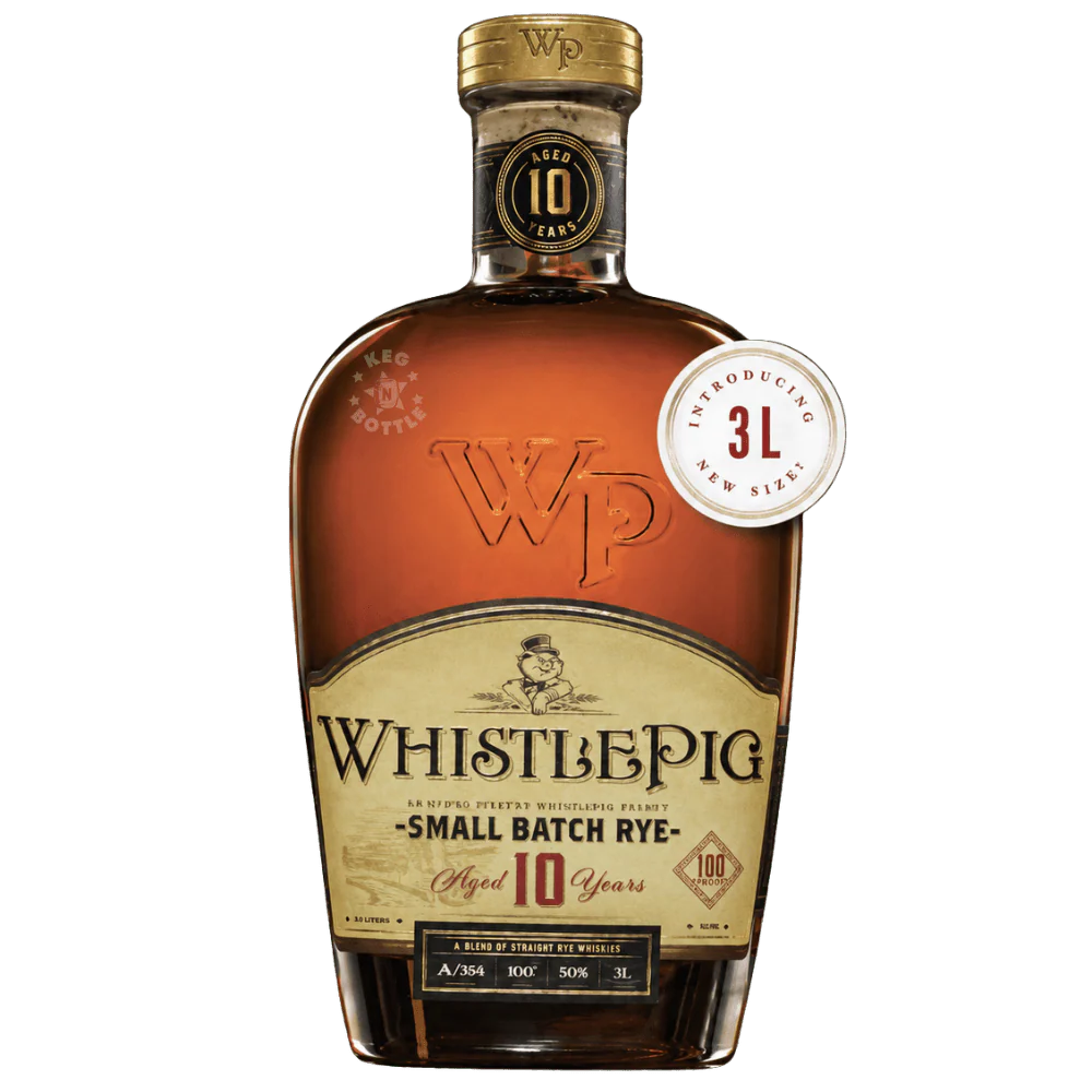 WhistlePig 10 Year Small Batch Rye Whiskey (3L)